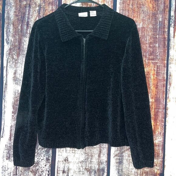 CAROLINA Colours Black Full-Zip Sweatshirt - Picture 1 of 4